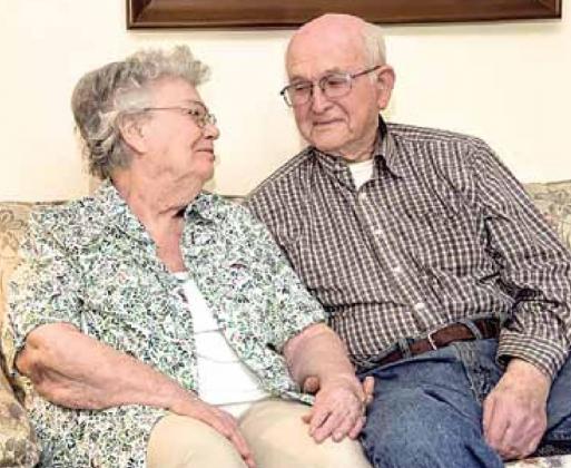 Mary Alice and Ross Thiemann, together for 70 years. Ray Kappel/Republican