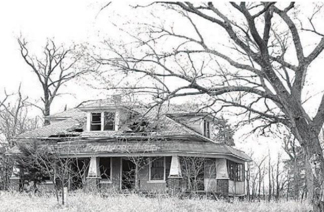 Above - Delton Rhodes ‘ photograph of the house he grew up in. Below - Delton Rhodes Photo