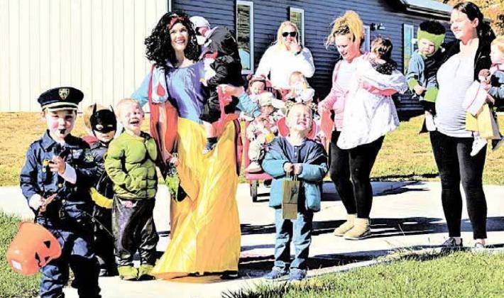 Second Home Daycare has Halloween party at Assisted Living