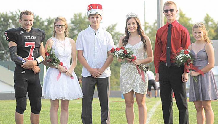 The 2020 Pawnee City Homecoming Royalty